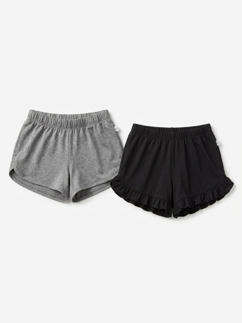 Pixie Lane Lot x 2 Girls Shorts in Gray & Black Size 7